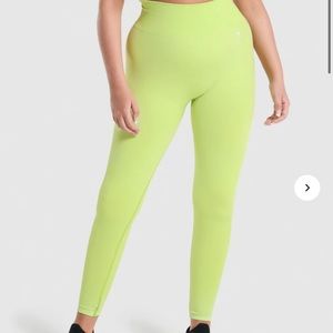 Brand new gym shark leggings lime green